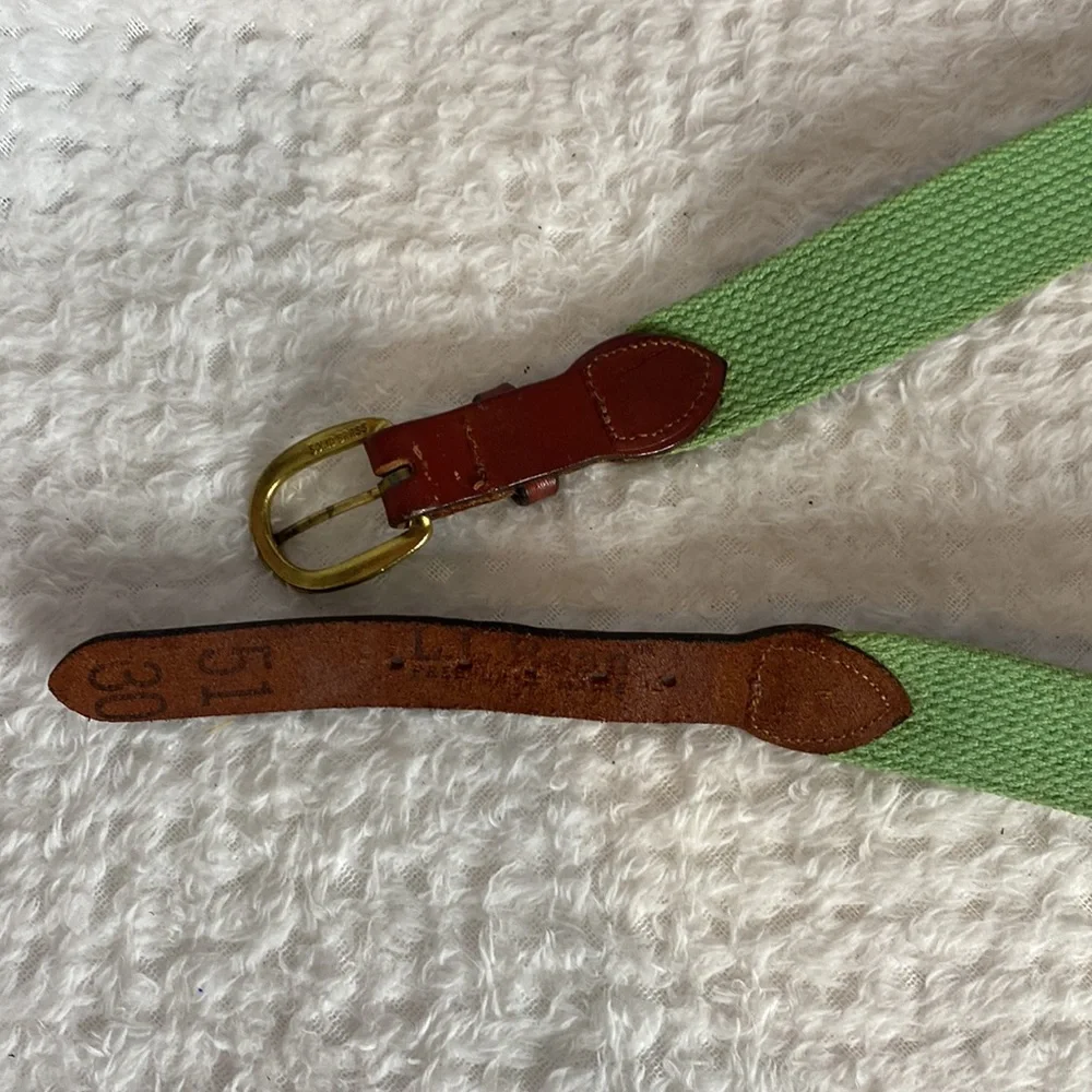 LL bean vintage kids whales belt